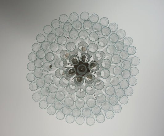 Murano Lysekrone | 101 Klare Glassrør