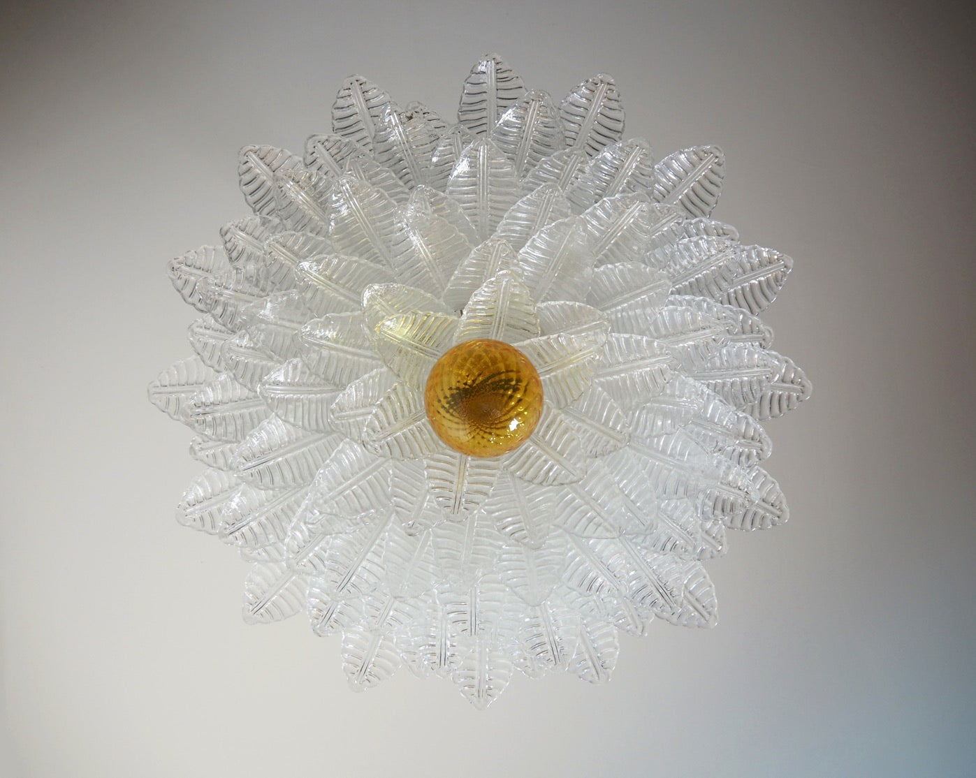 Murano Lysekrone – 100 Klare Felciglass – detalj 1 – Murano Classics