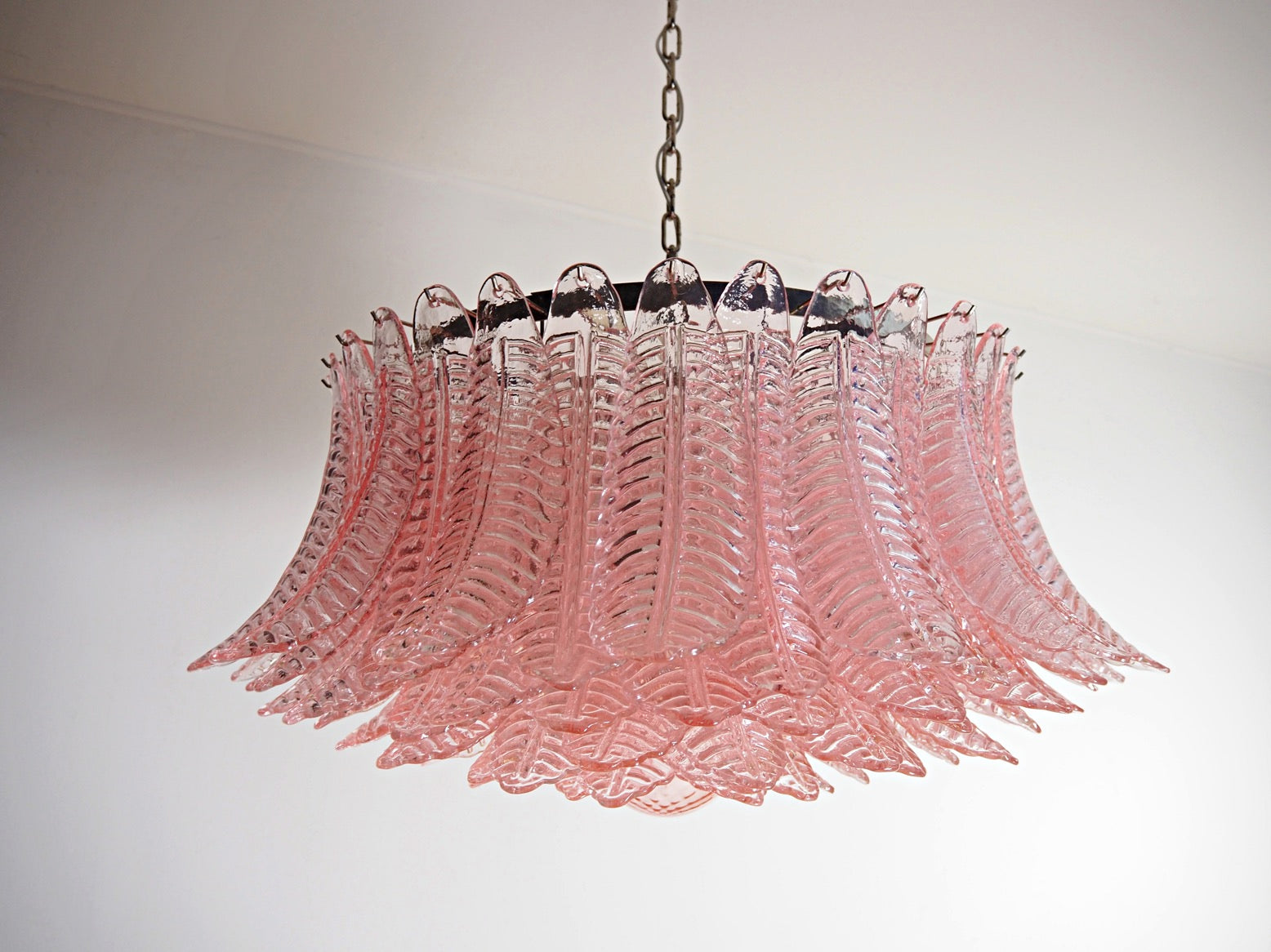 Murano Lysekrone – 100 Rosa Felciglass – Murano Classics