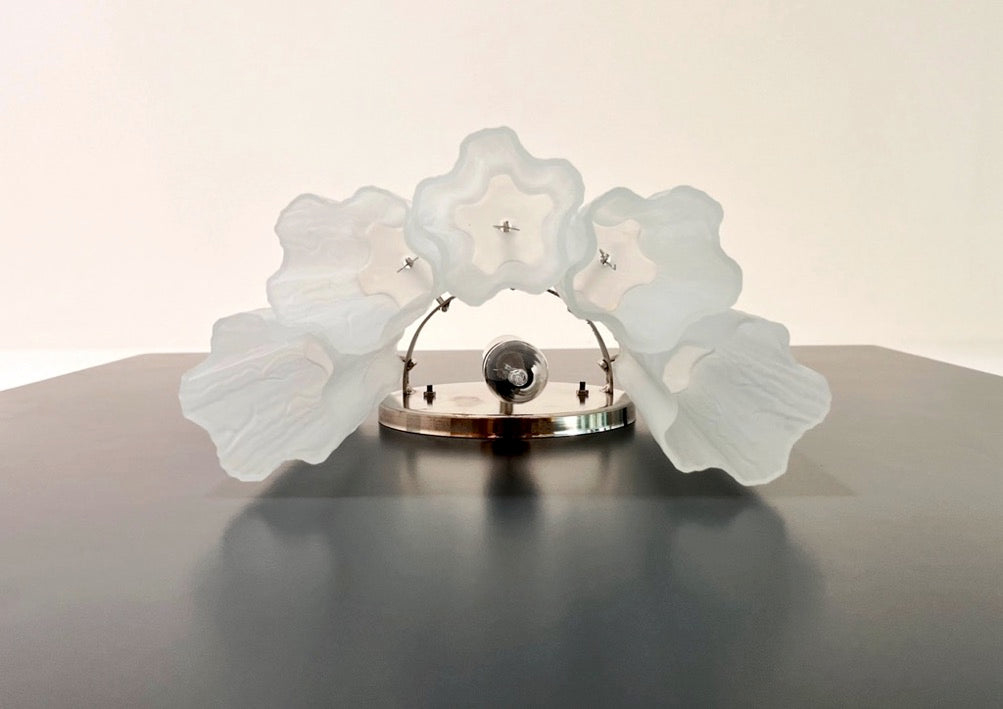 Murano Vegglampe – 5 Matte Glassrør – 2 stk – detalj 8 – Murano Classics