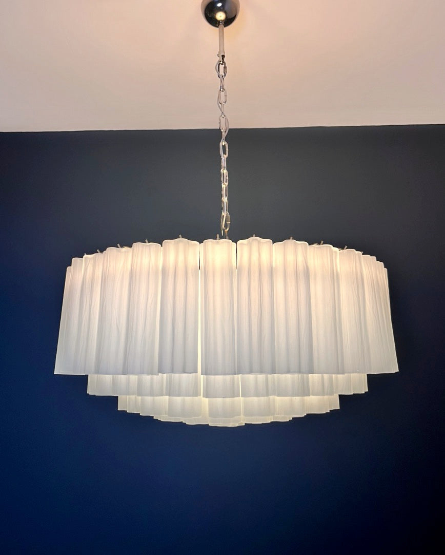 Murano Lysekrone – 101 Matte Glassrør – detalj 6 – Murano Classics