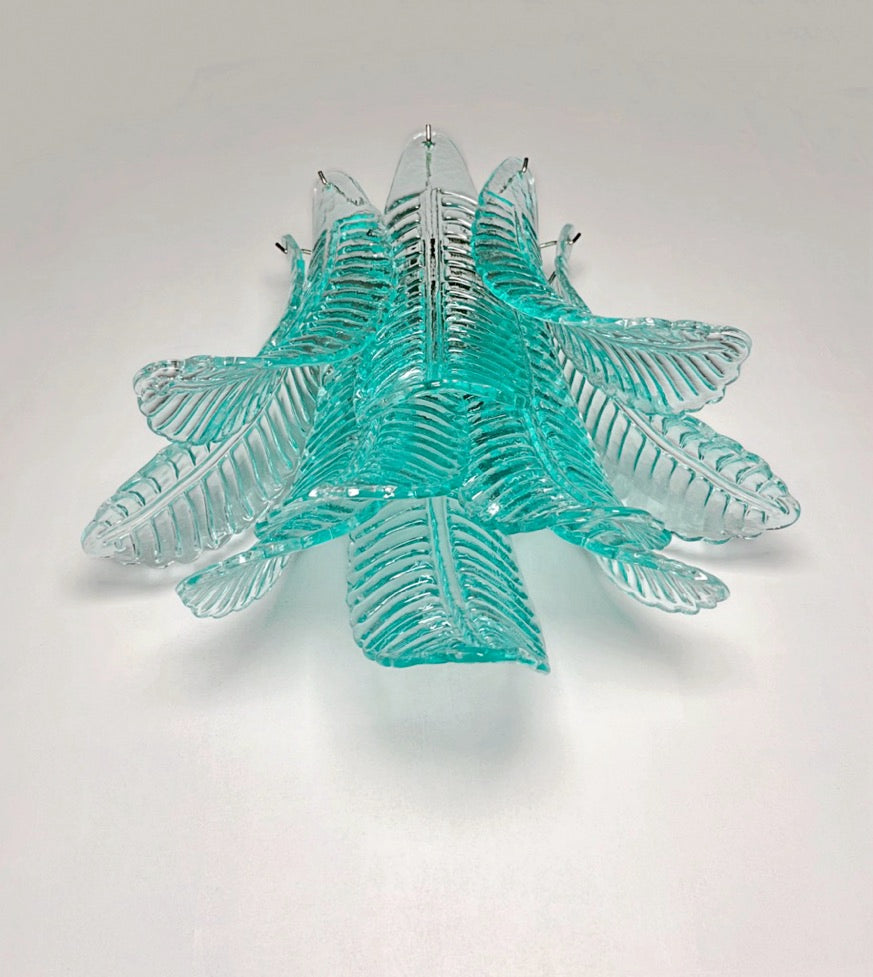 Murano Vegglampe – 10 Turkise Felciglass – 2 stk – detalj 9 – Murano Classics