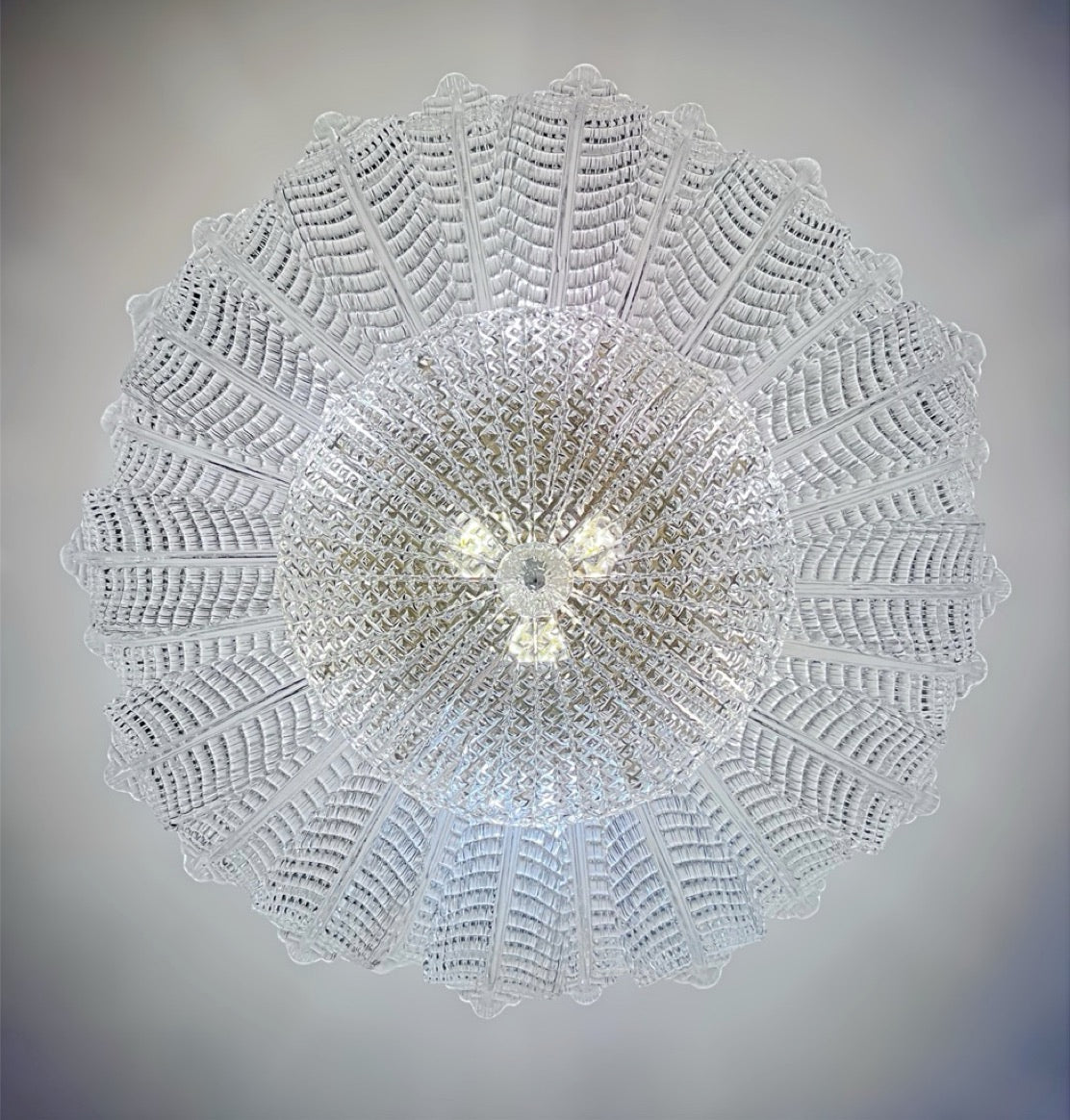 Rare Flower Ceiling Lamp – Murano Art Glass