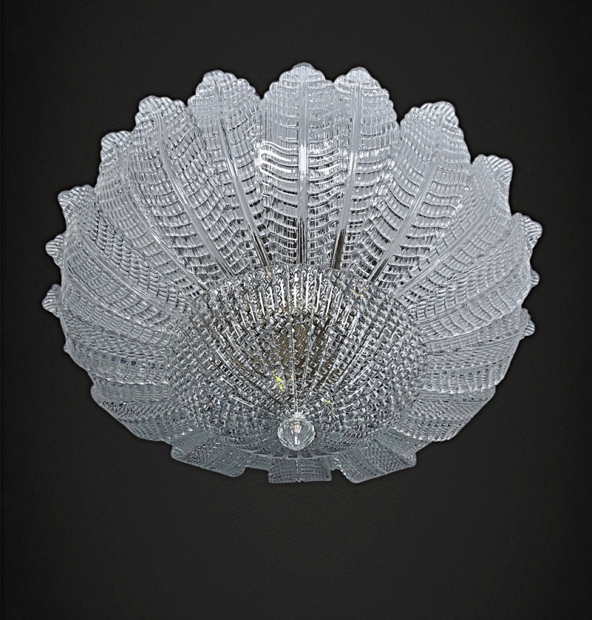 Rare Flower Ceiling Lamp – Murano Art Glass