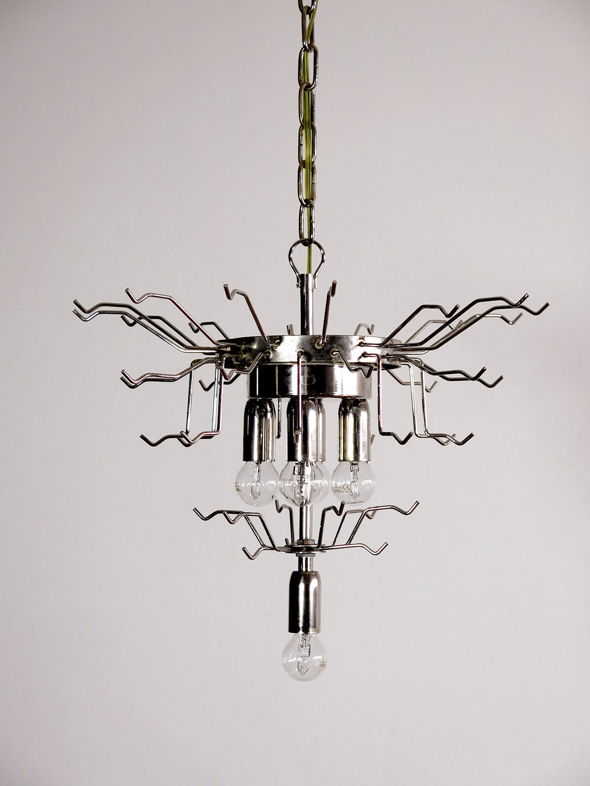 Murano Lysekrone – 41 Karamelfargede Konglebladglass – detalj 9 – Murano Classics