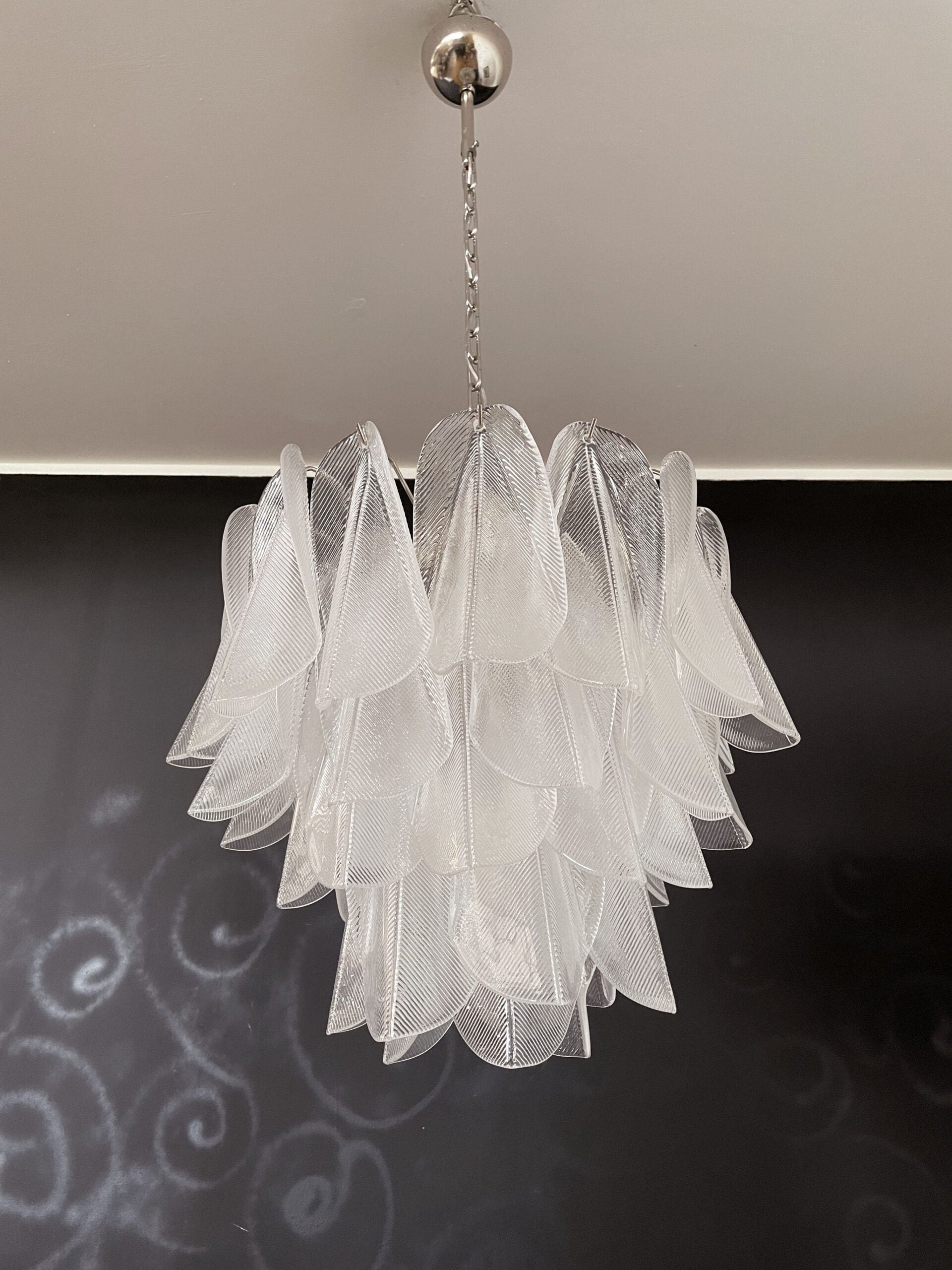 Murano Lysekrone | 41 Klare Rondiniglass