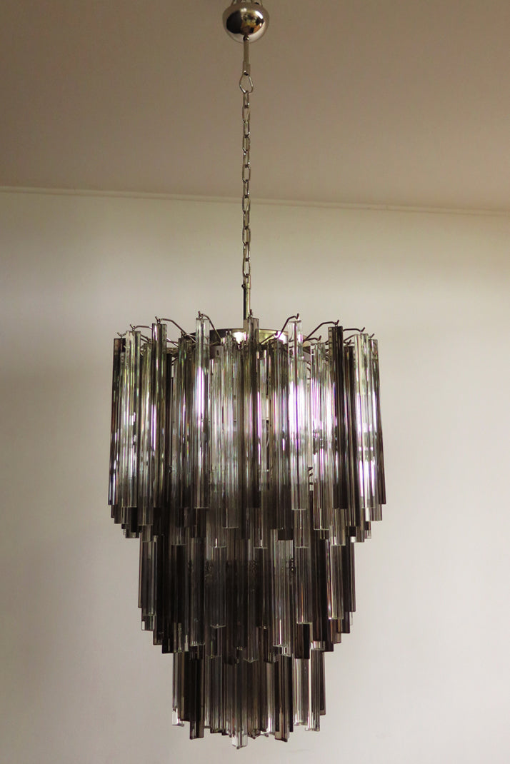 Murano Lysekrone – 184 Multifargede Prismeglass – detalj 2 – Murano Classics