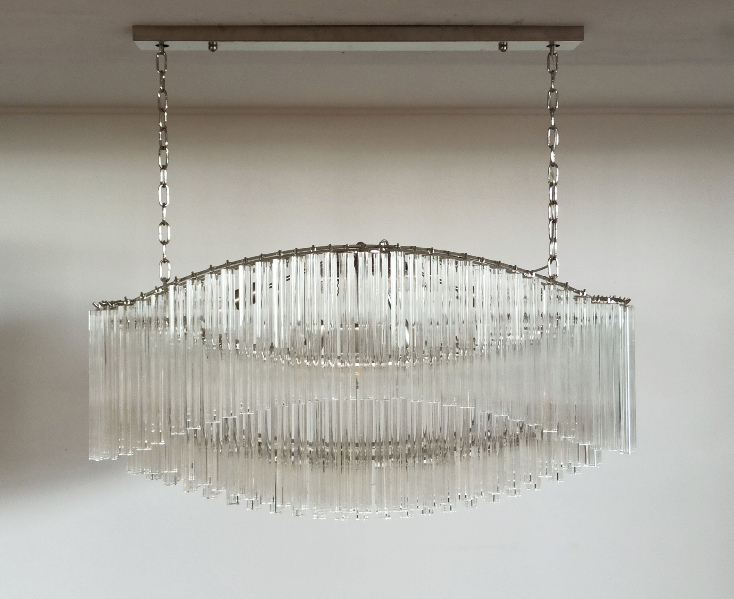 Murano Lysekrone – 292 Klare Prismeglass – detalj 5 – Murano Classics