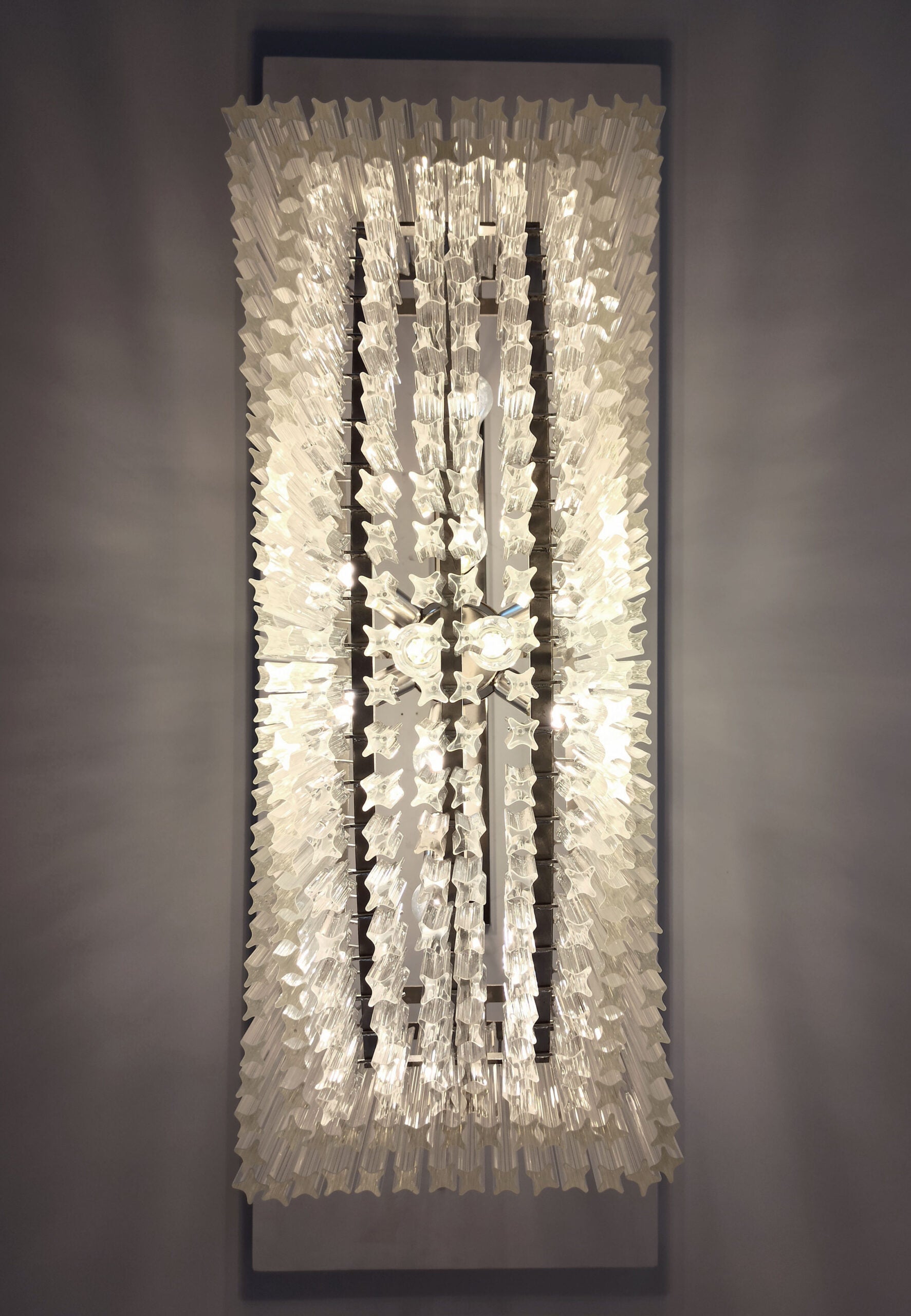 Murano Lysekrone – 292 Klare Prismeglass – detalj 11 – Murano Classics