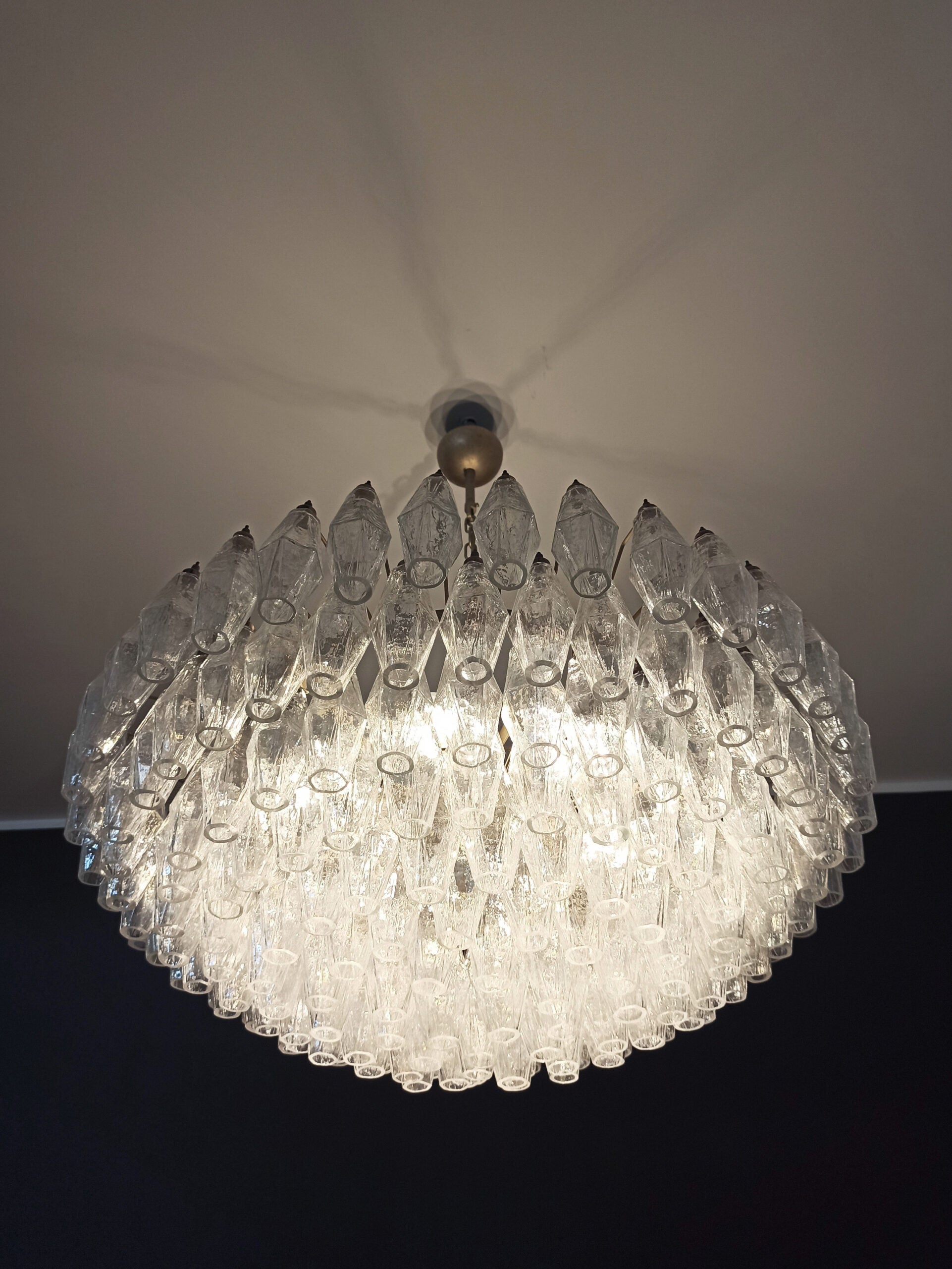 Murano Lysekrone – 185 Irisklare Poliedriglass – detalj 6 – Murano Classics