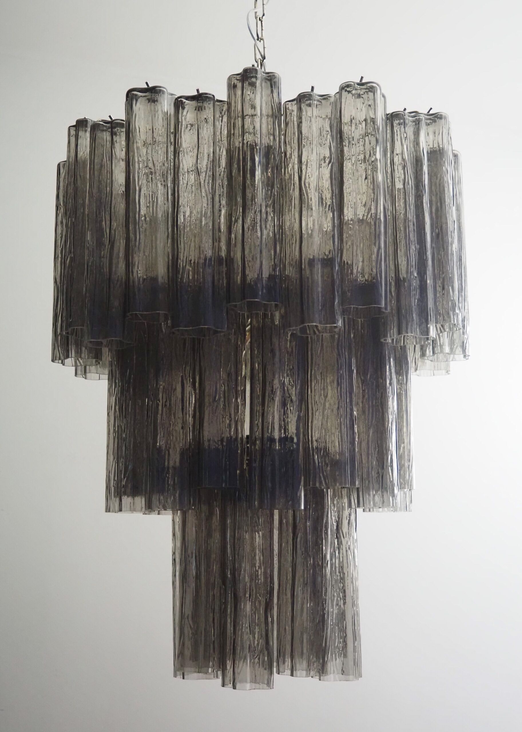 Murano Lysekrone – 48 Røyk Glassrør – detalj 10 – Murano Classics