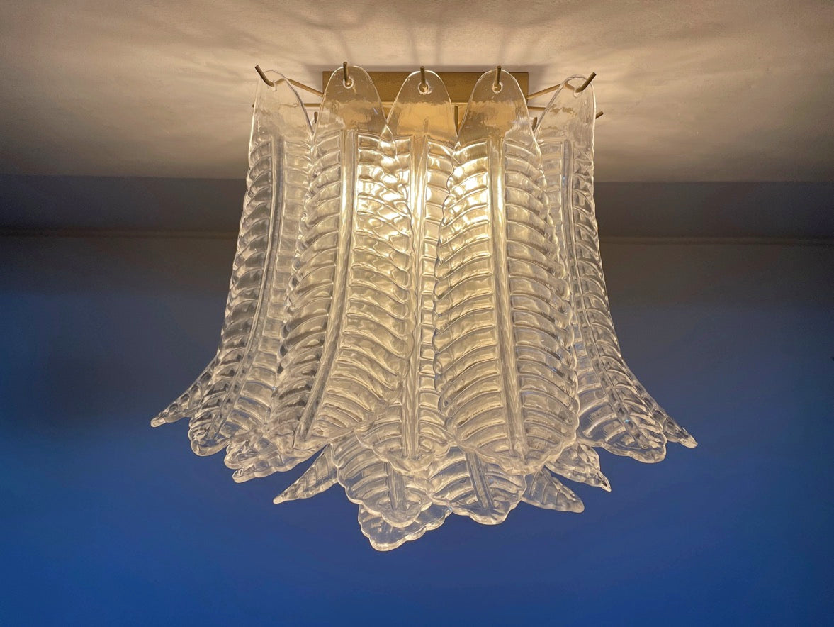 Murano Lysekrone | 32 Klare Felciglass