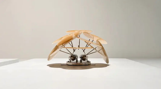 Murano Vegglampe | 10 Alabaster Gull Diskglass | 1 par