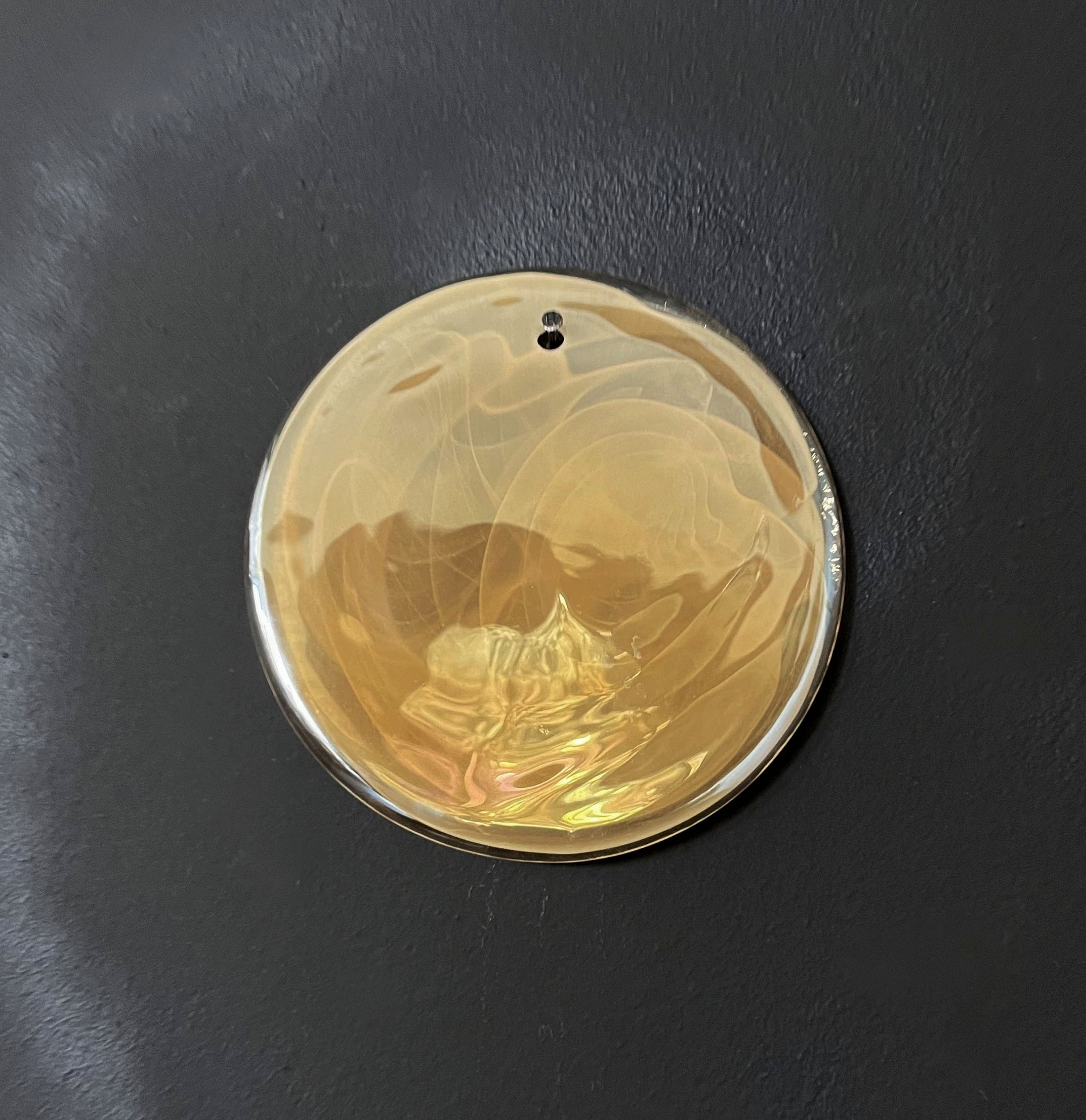 Murano Lysekrone – 57 Gule Glassdisker – detalj 6 – Murano Classics