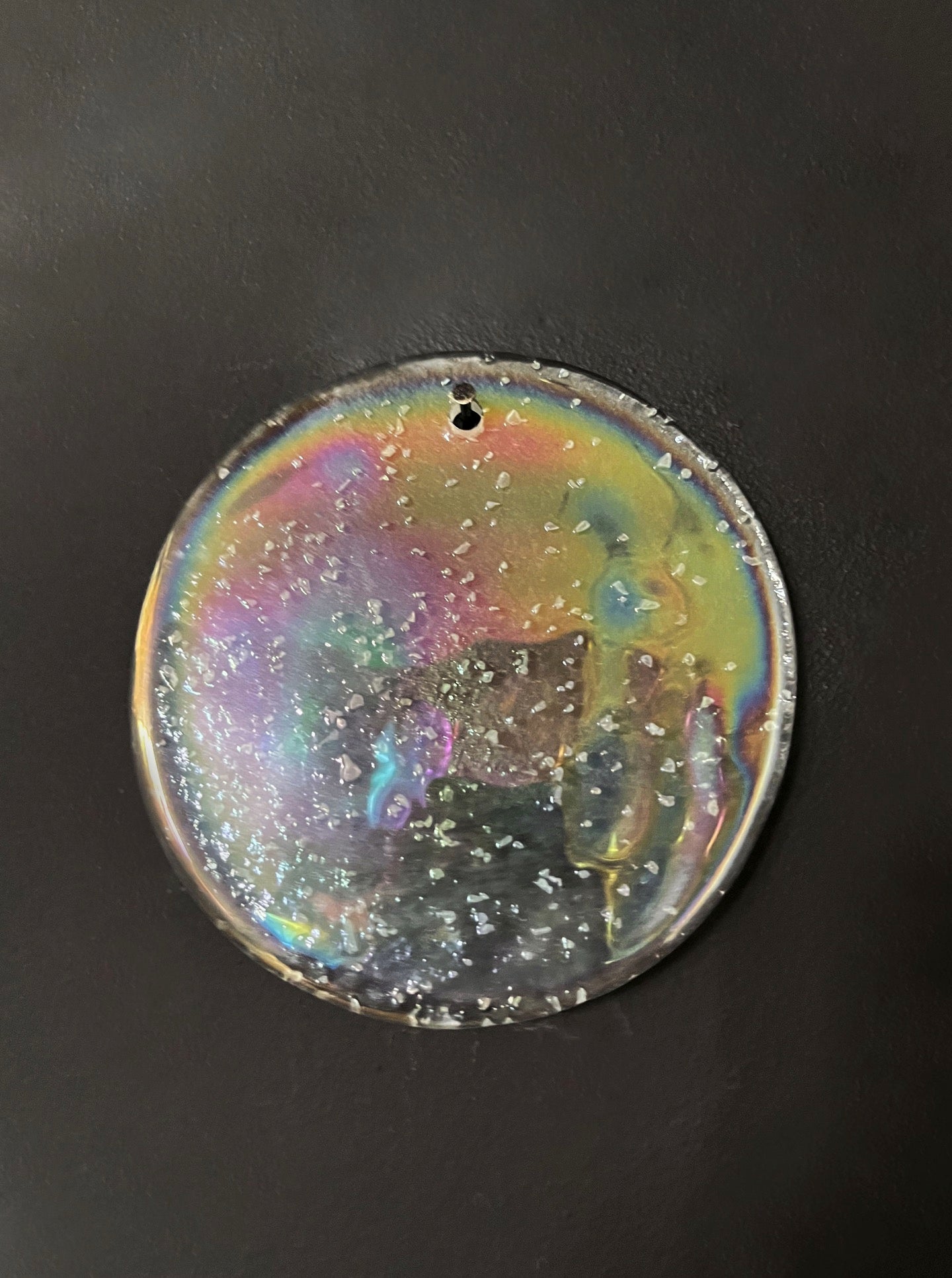 Murano Lysekrone – 57 Irisklare Glassdisker – detalj 4 – Murano Classics