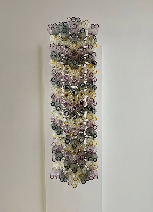 Murano Lysekrone | 138 Multifargede Poliedriglass