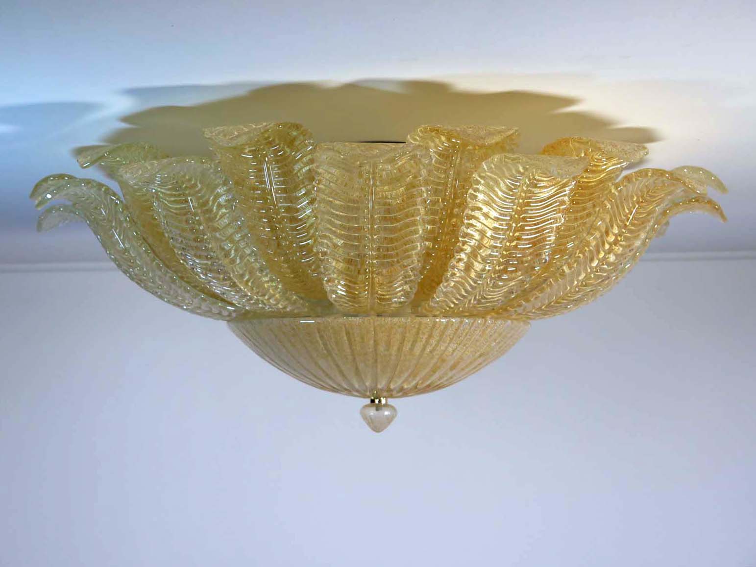 Murano Lysekrone | 25 Gule Barovier