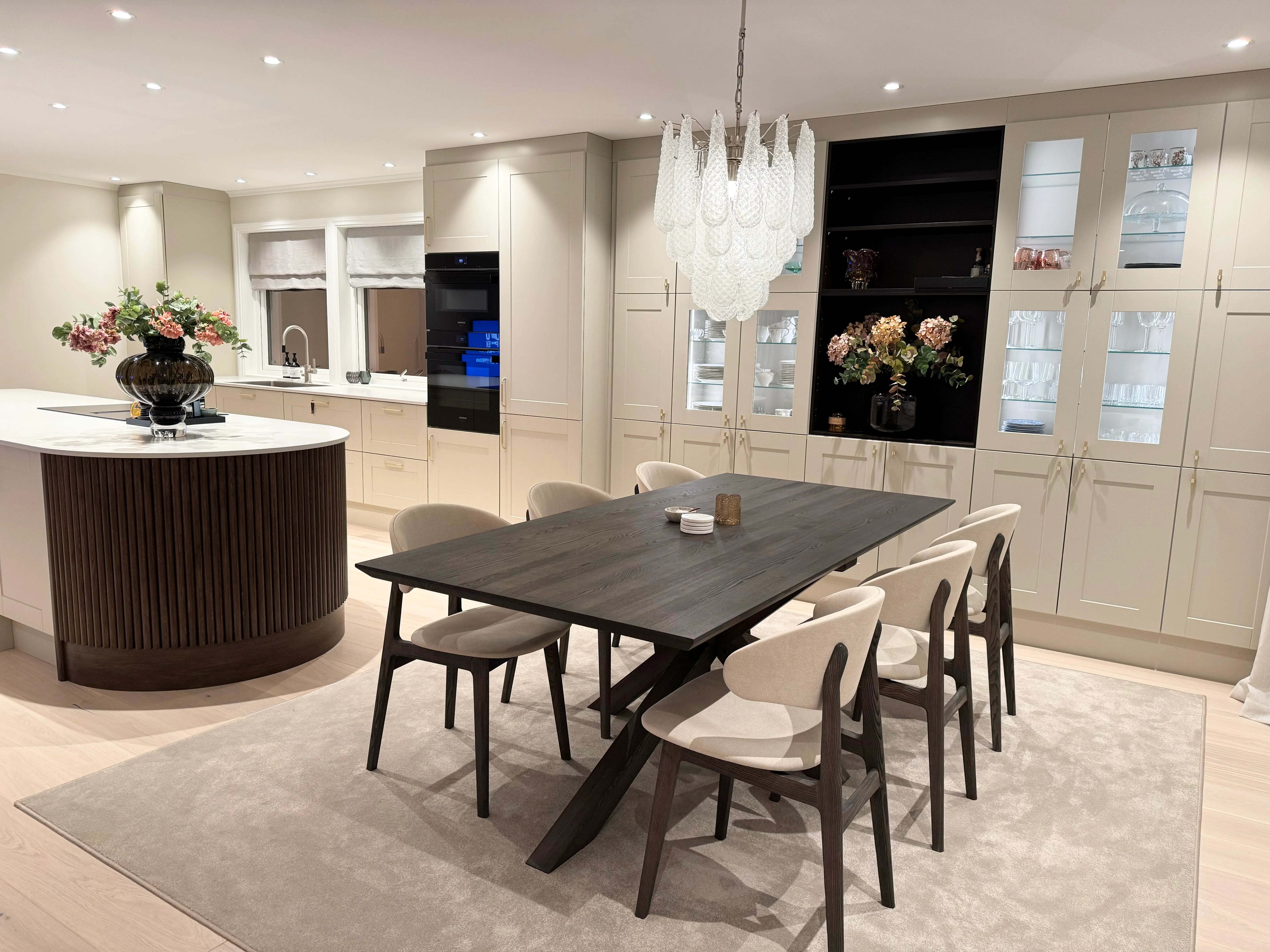 Murano Lysekrone | 41 Klare Dråpeglass