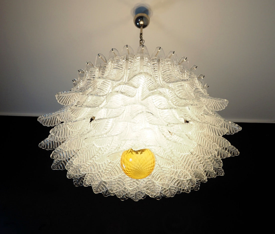 Murano Lysekrone – 100 Klare Felciglass – detalj 6 – Murano Classics