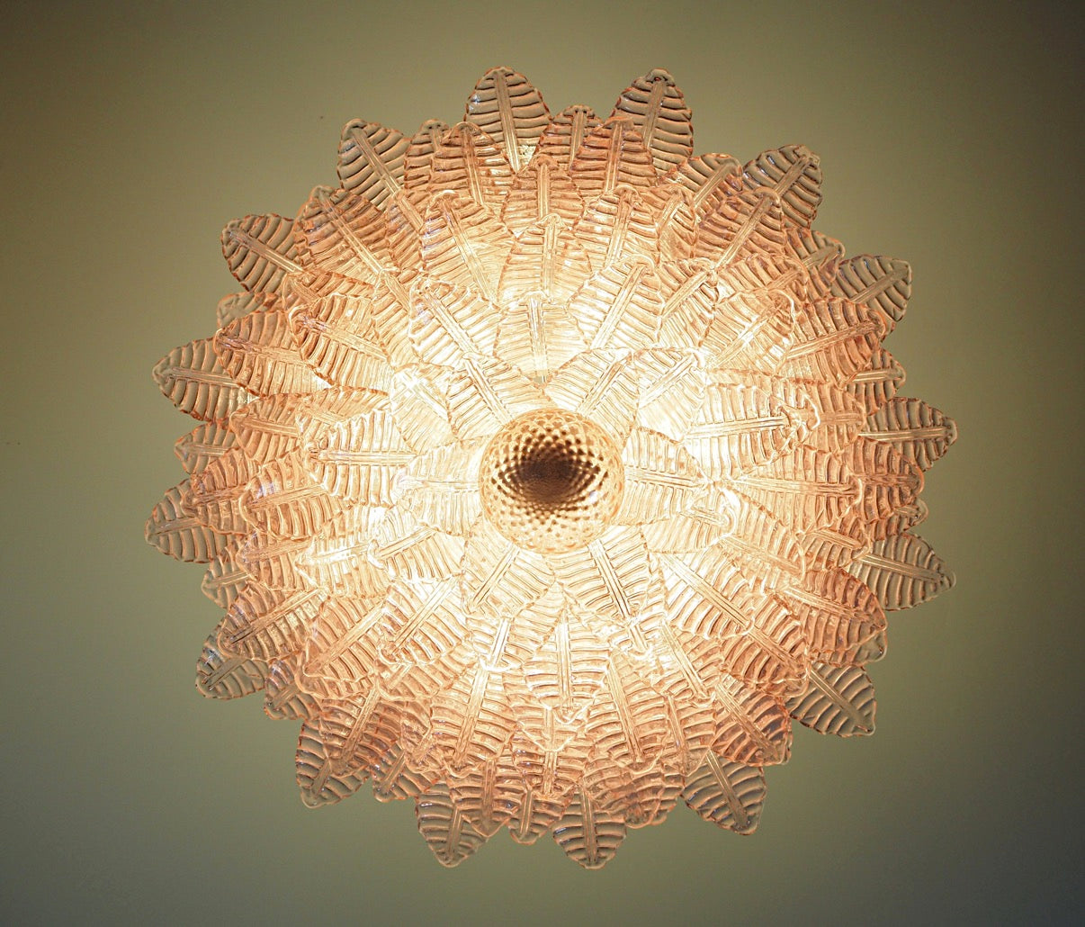 Murano Lysekrone – 100 Rosa Felciglass – detalj 11 – Murano Classics
