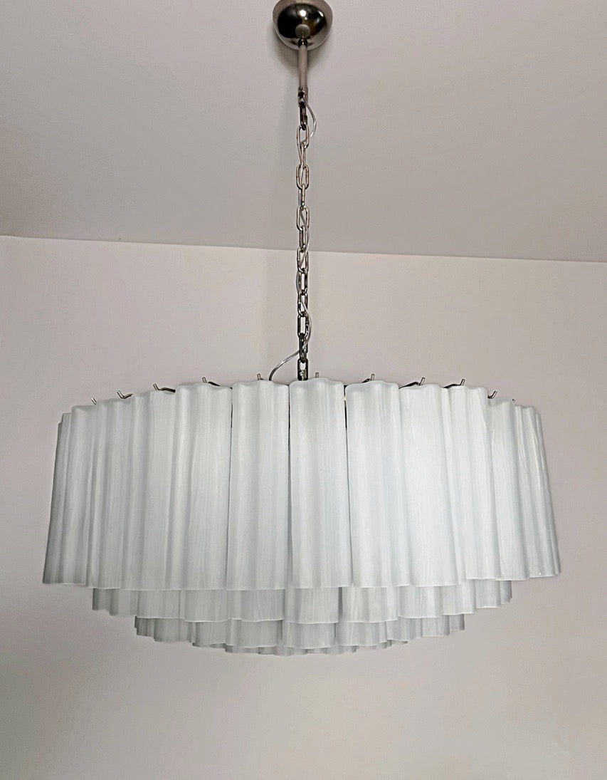Murano Lysekrone – 101 Matte Glassrør – Murano Classics
