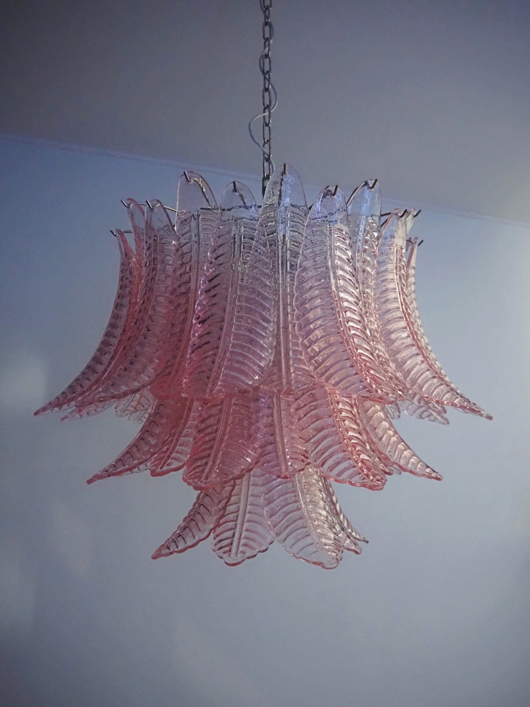 Murano Lysekrone – 48 Rosa Felciglass – Murano Classics