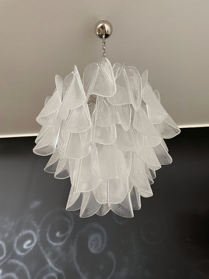 Murano Lysekrone | 41 Klare Rondiniglass