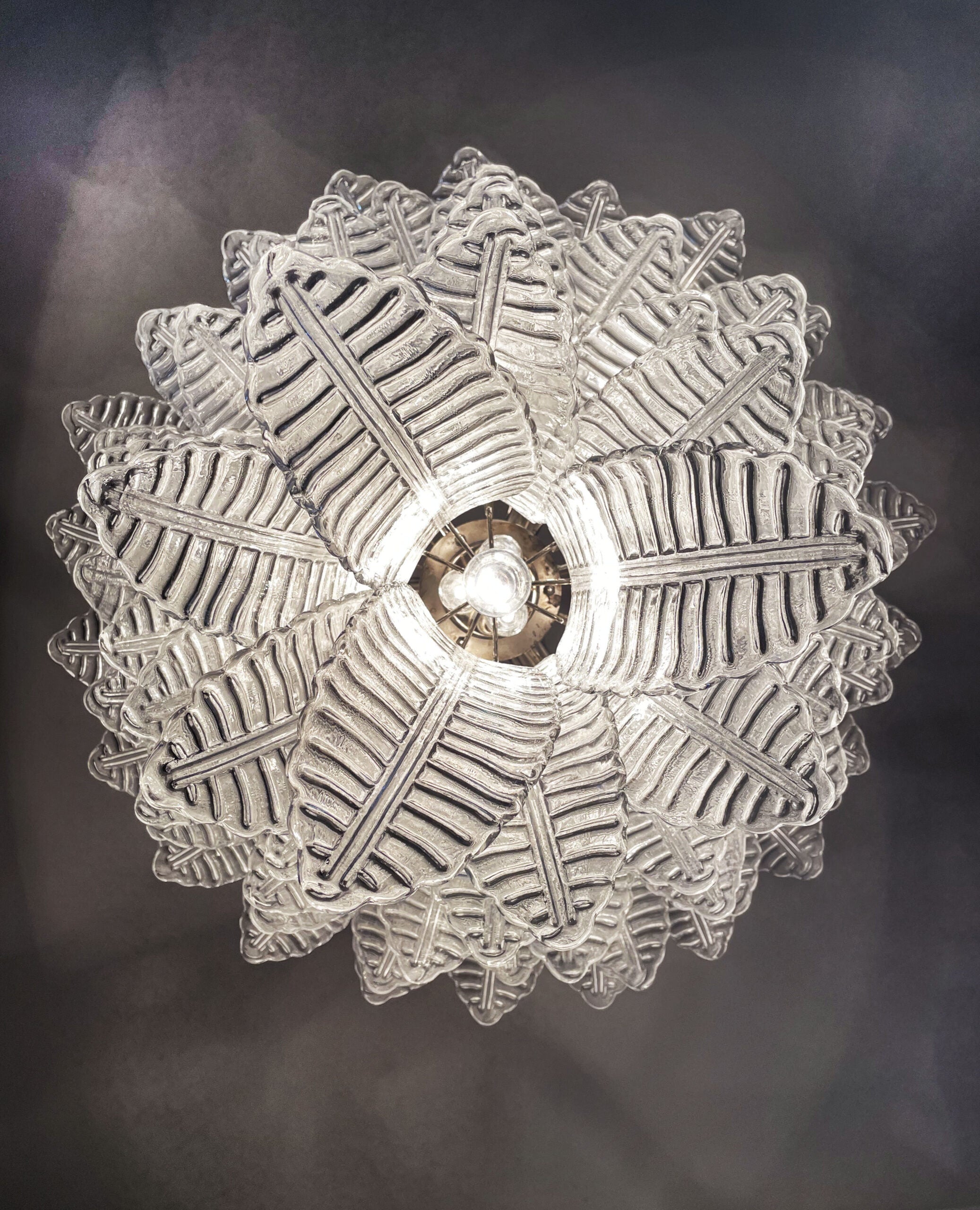 Murano Lysekrone | 75 Klare Felciglass