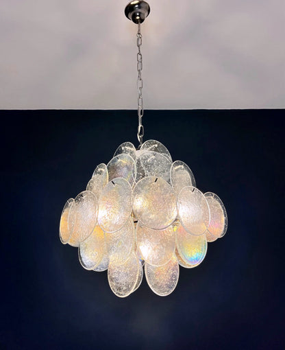 Murano Lysekrone | 36 Iris Diskglass