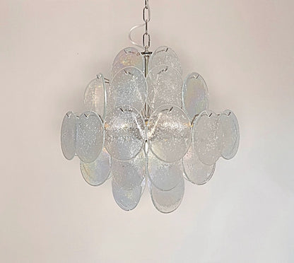 Murano Lysekrone | 36 Iris Diskglass