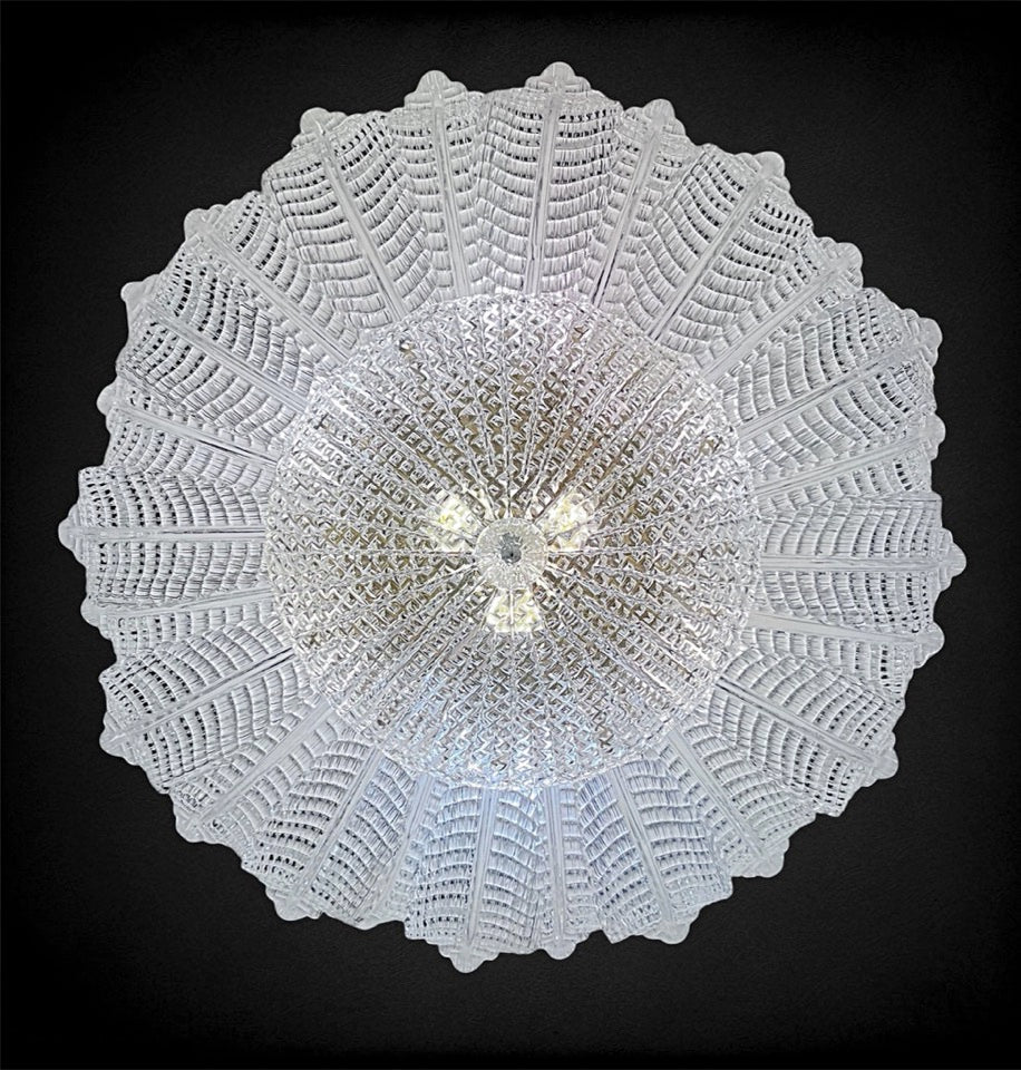 Rare Flower Ceiling Lamp – Murano Art Glass