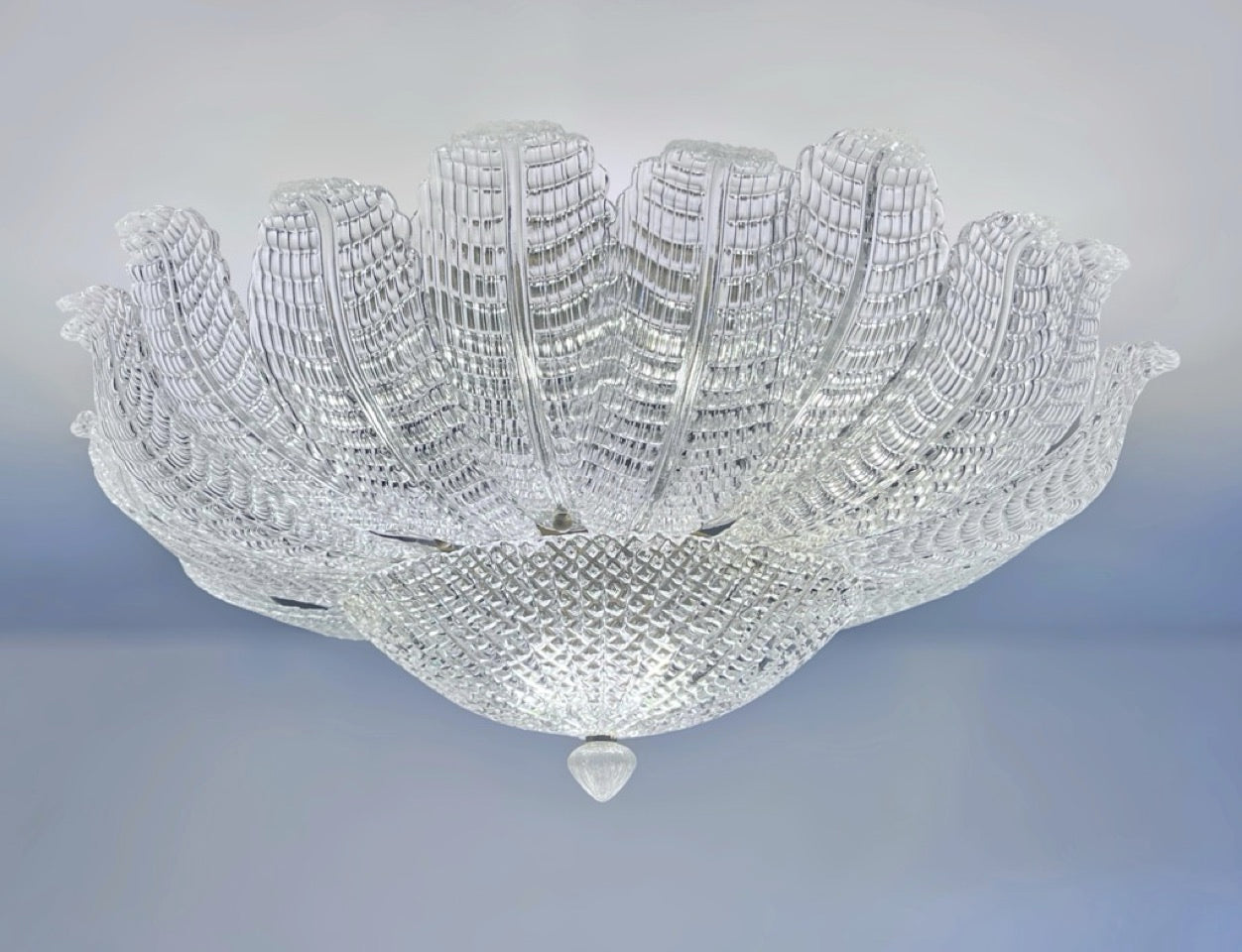 Rare Flower Ceiling Lamp – Murano Art Glass