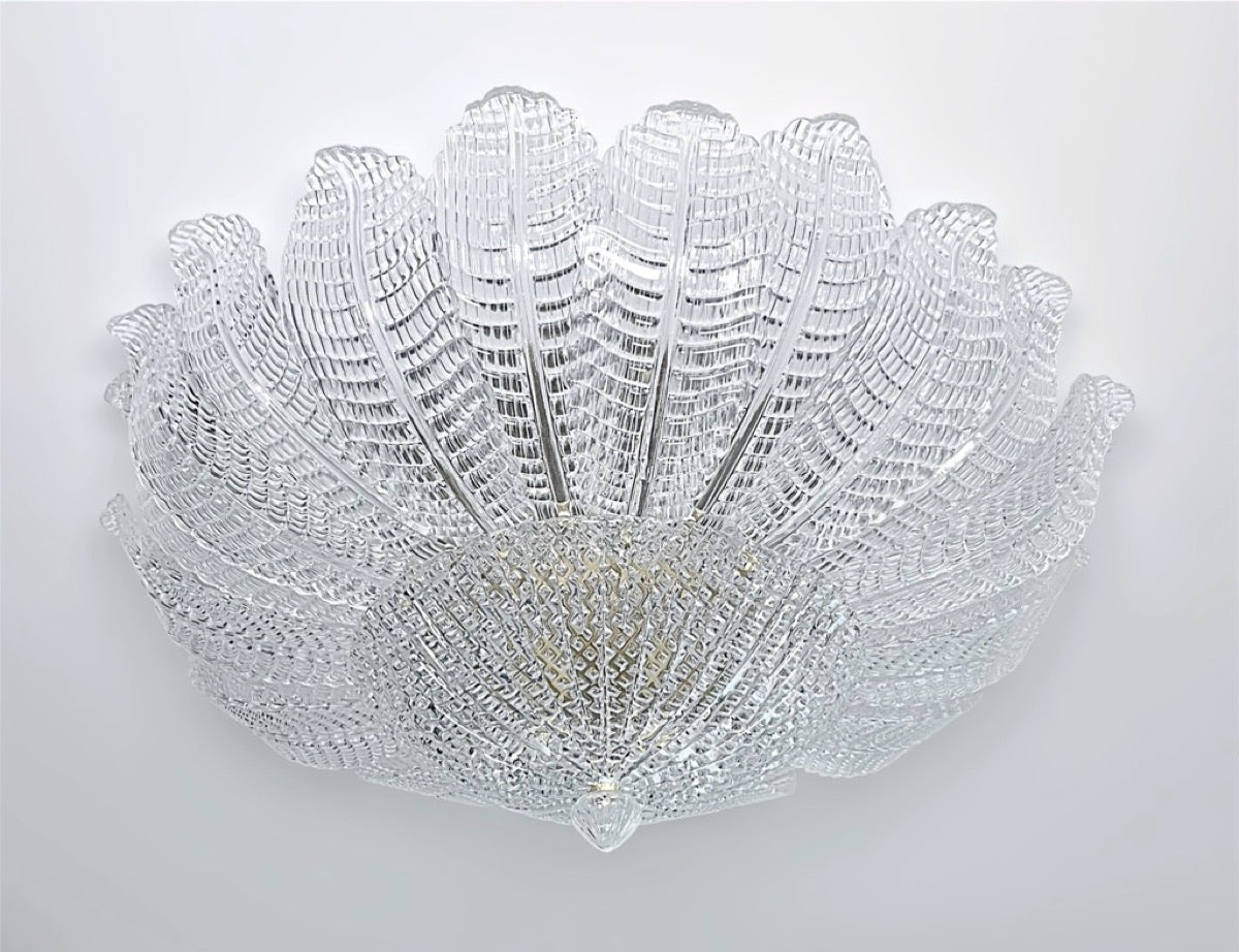 Rare Flower Ceiling Lamp – Murano Art Glass