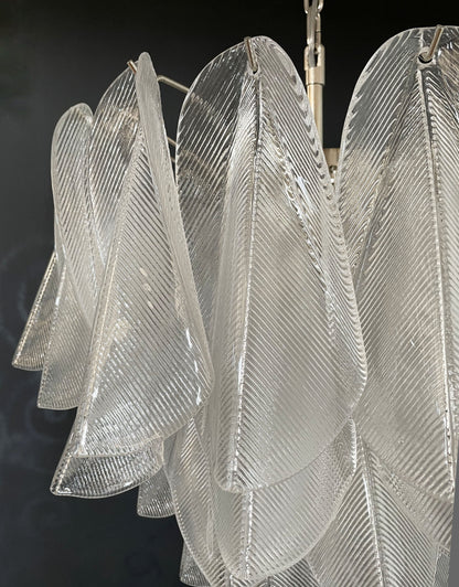 Murano Lysekrone | 41 Klare Rondiniglass