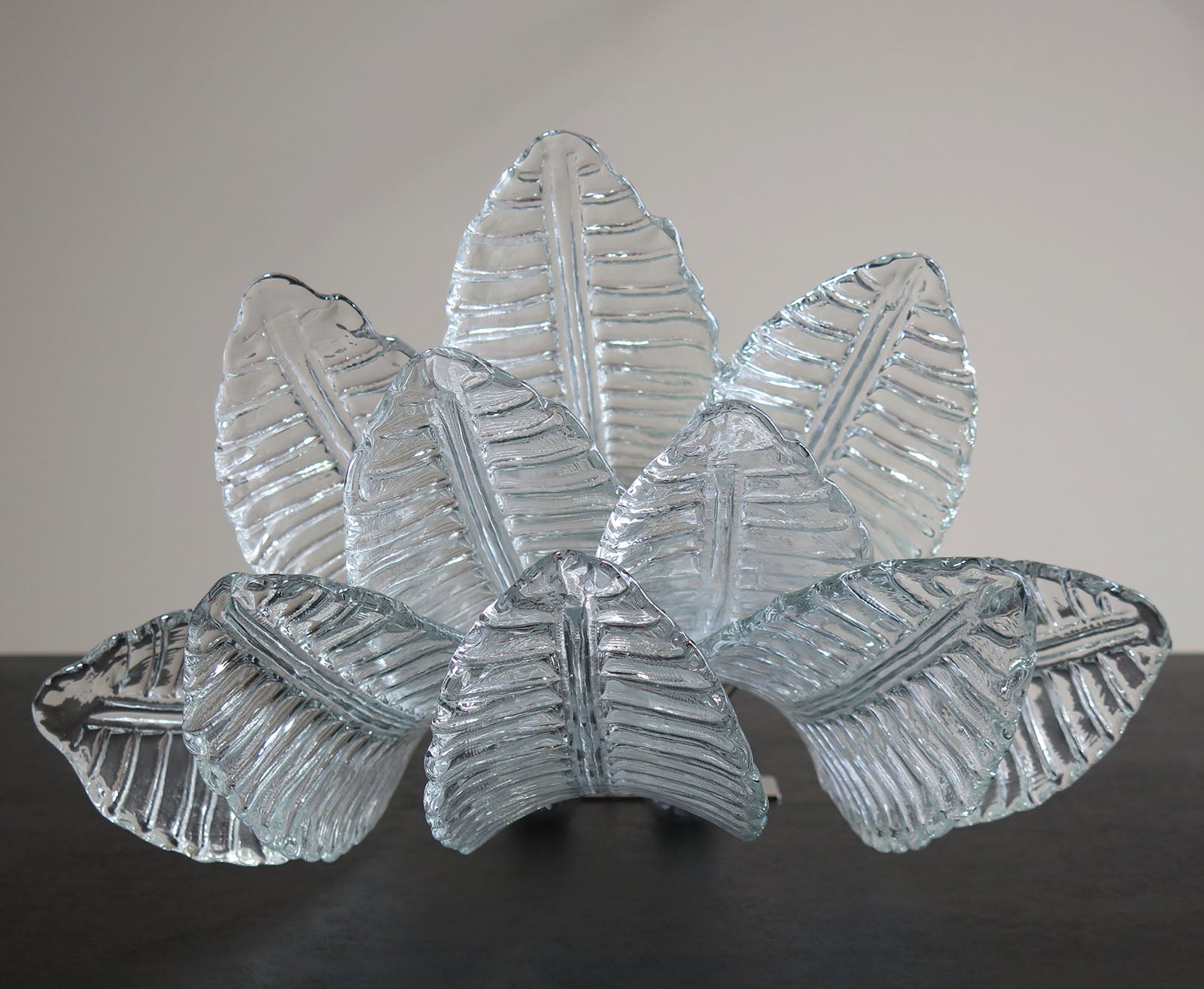 Murano Vegglampe – 10 Klare Felciglass – 2 stk – detalj 6 – Murano Classics