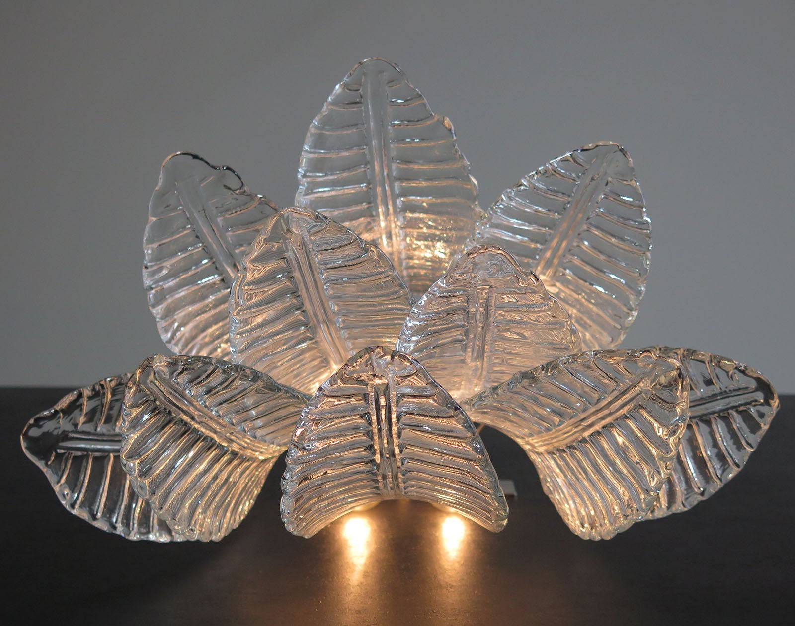 Murano Vegglampe – 10 Klare Felciglass – 2 stk – detalj 7 – Murano Classics