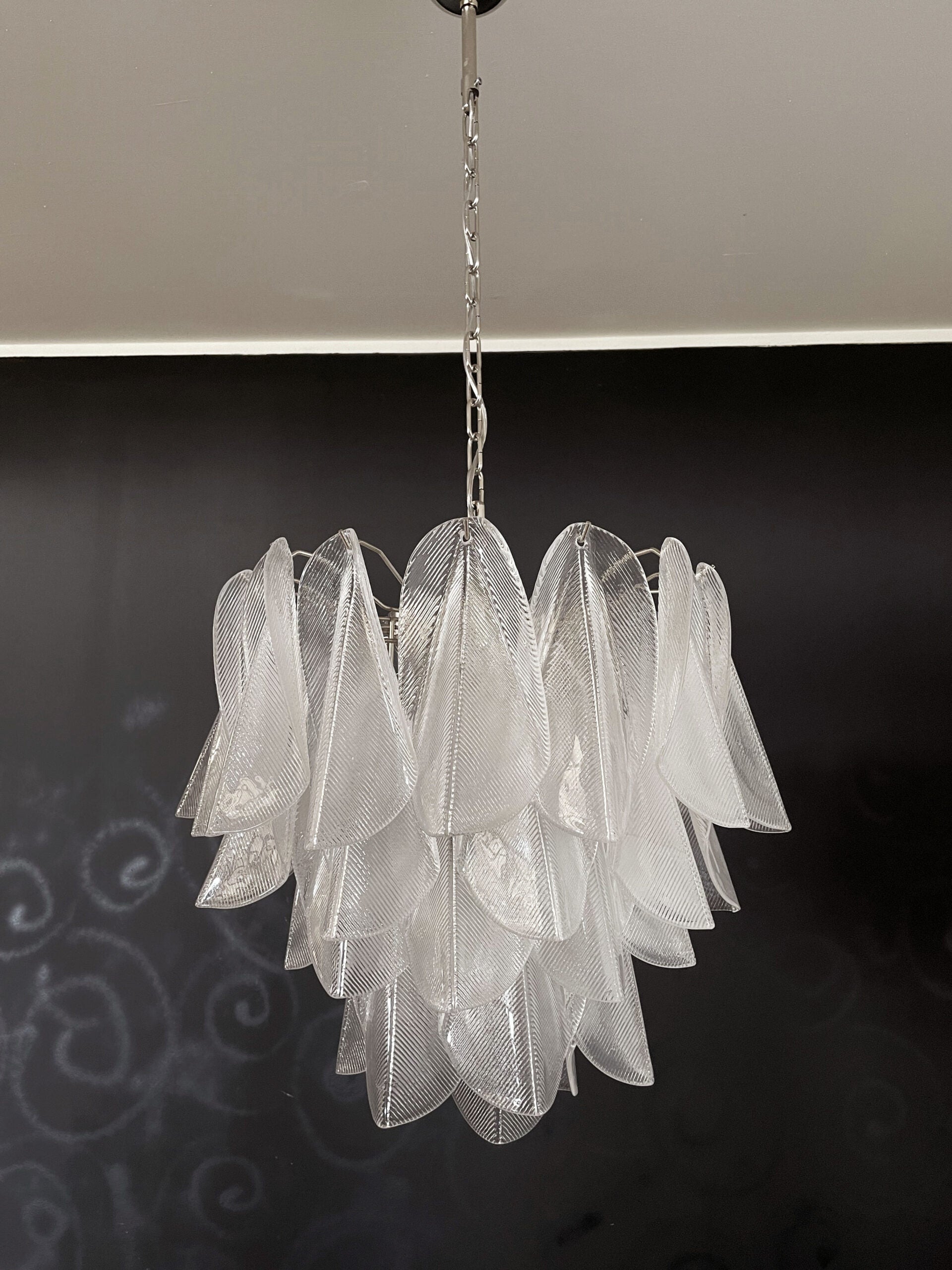 Murano Lysekrone | 41 Klare Rondiniglass