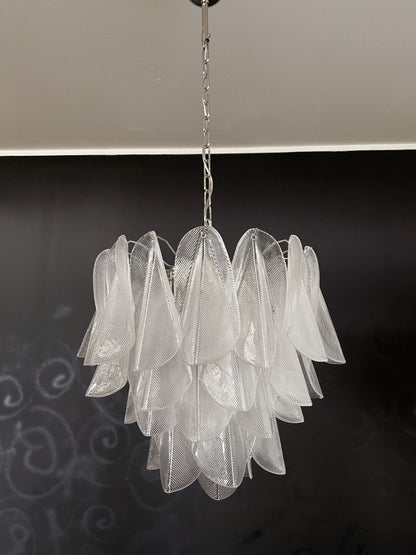 Murano Lysekrone | 41 Klare Rondiniglass