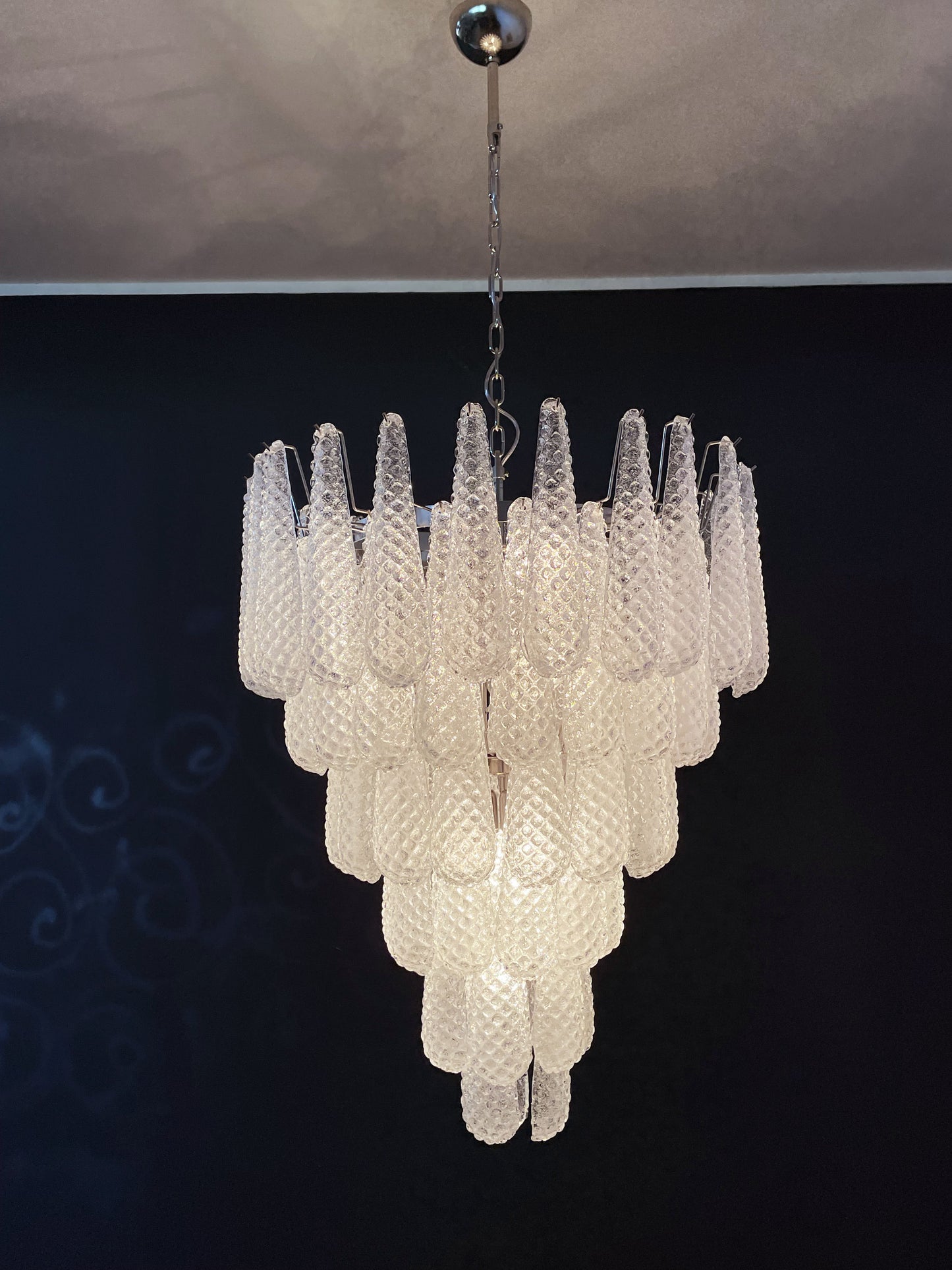 Murano Chandelier | 75 Clear Droppers