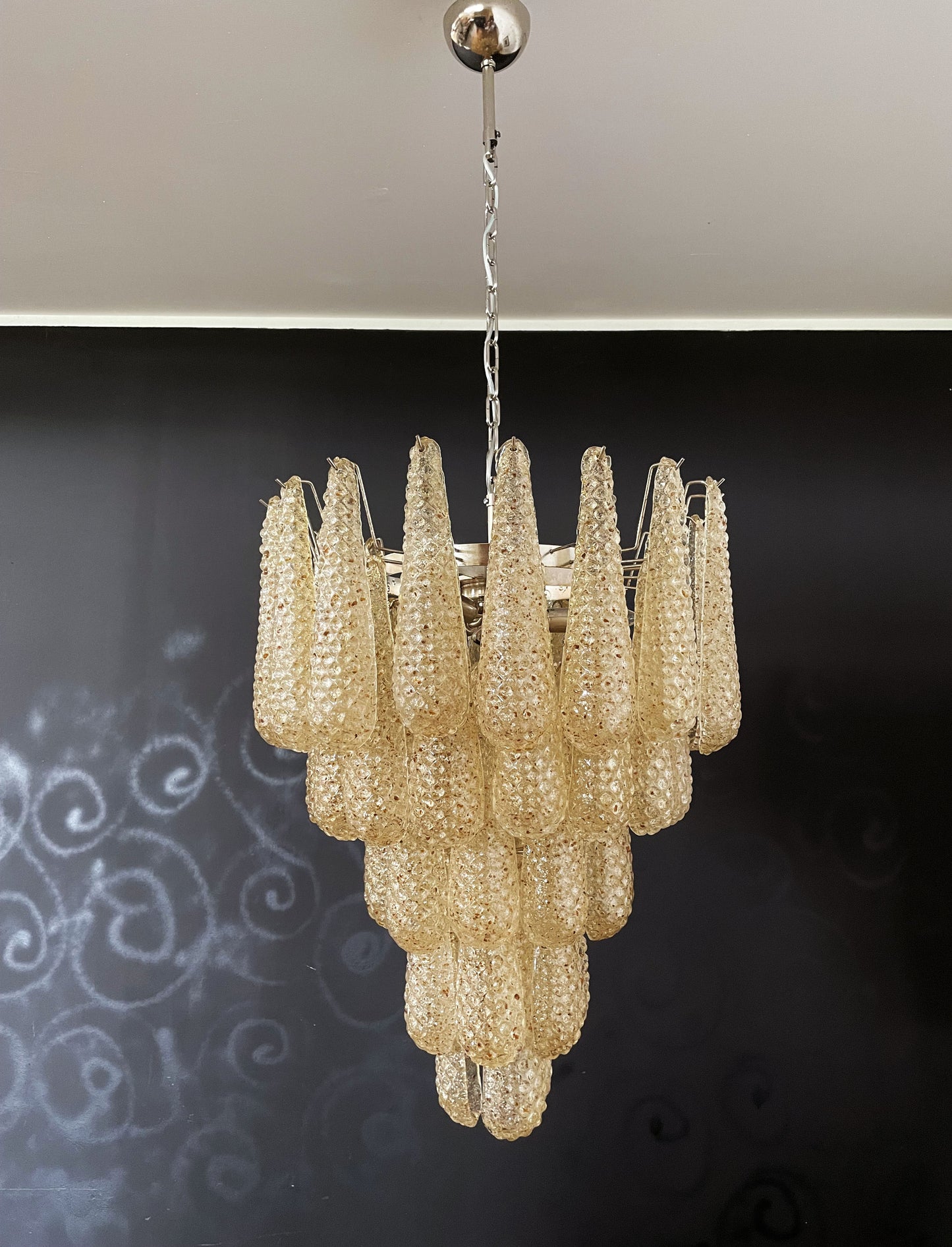 Murano Chandelier | 52 Yellow Droppers