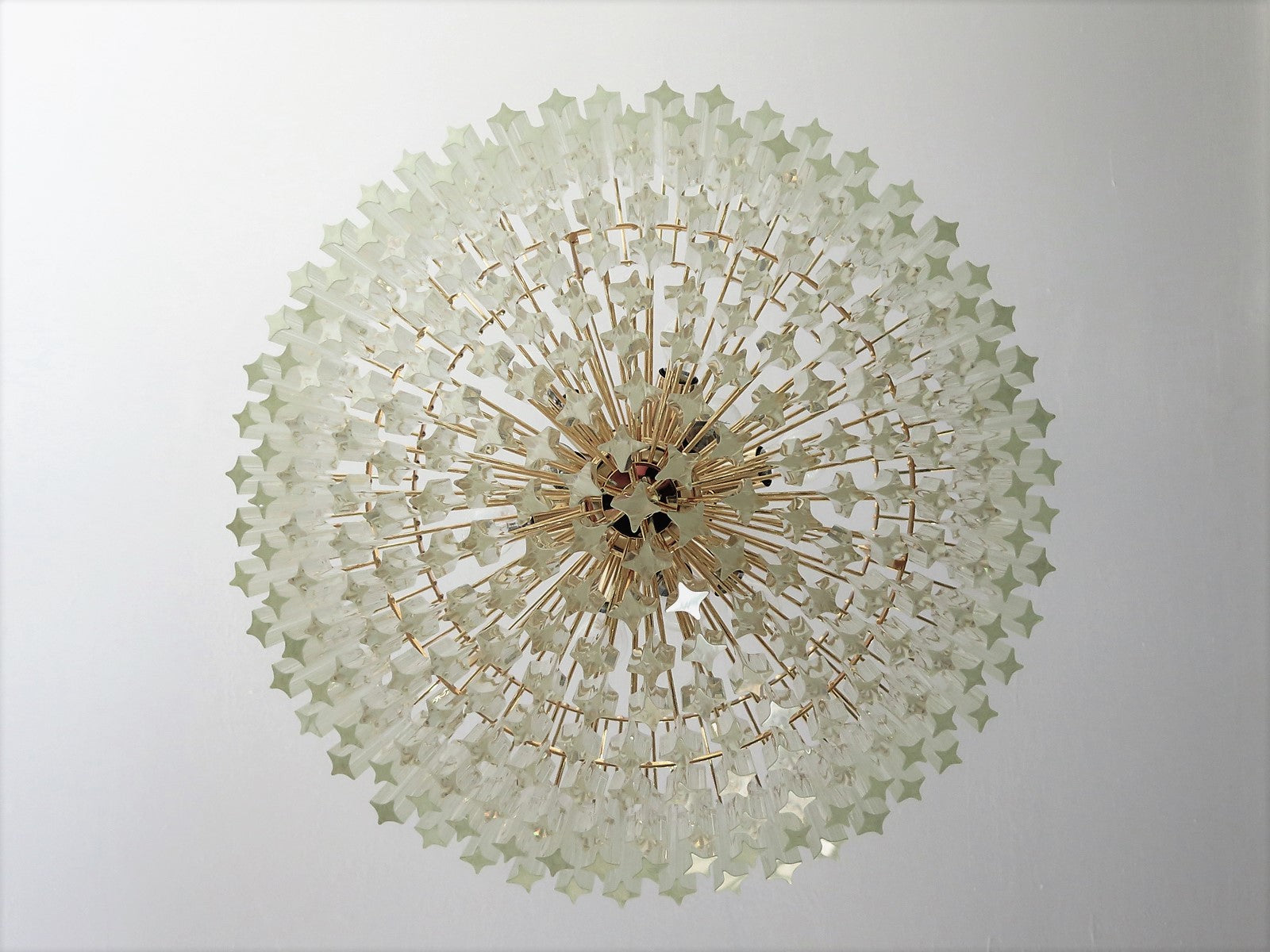 Murano Lysekrone – 265 Klare Prismeglass – detalj 1 – Murano Classics