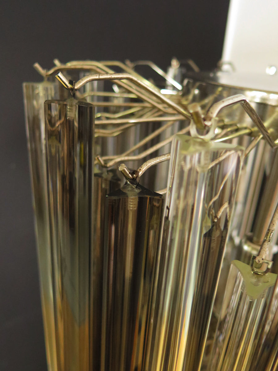 Murano Lysekrone – 184 Multifargede Prismeglass – detalj 4 – Murano Classics