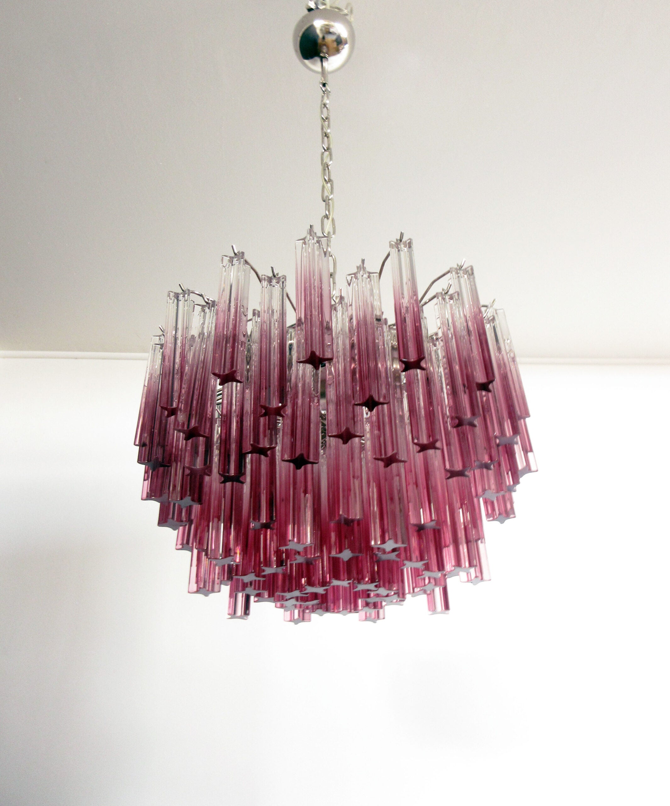 Murano Lysekrone – 107 Lilla Prismeglass – Murano Classics