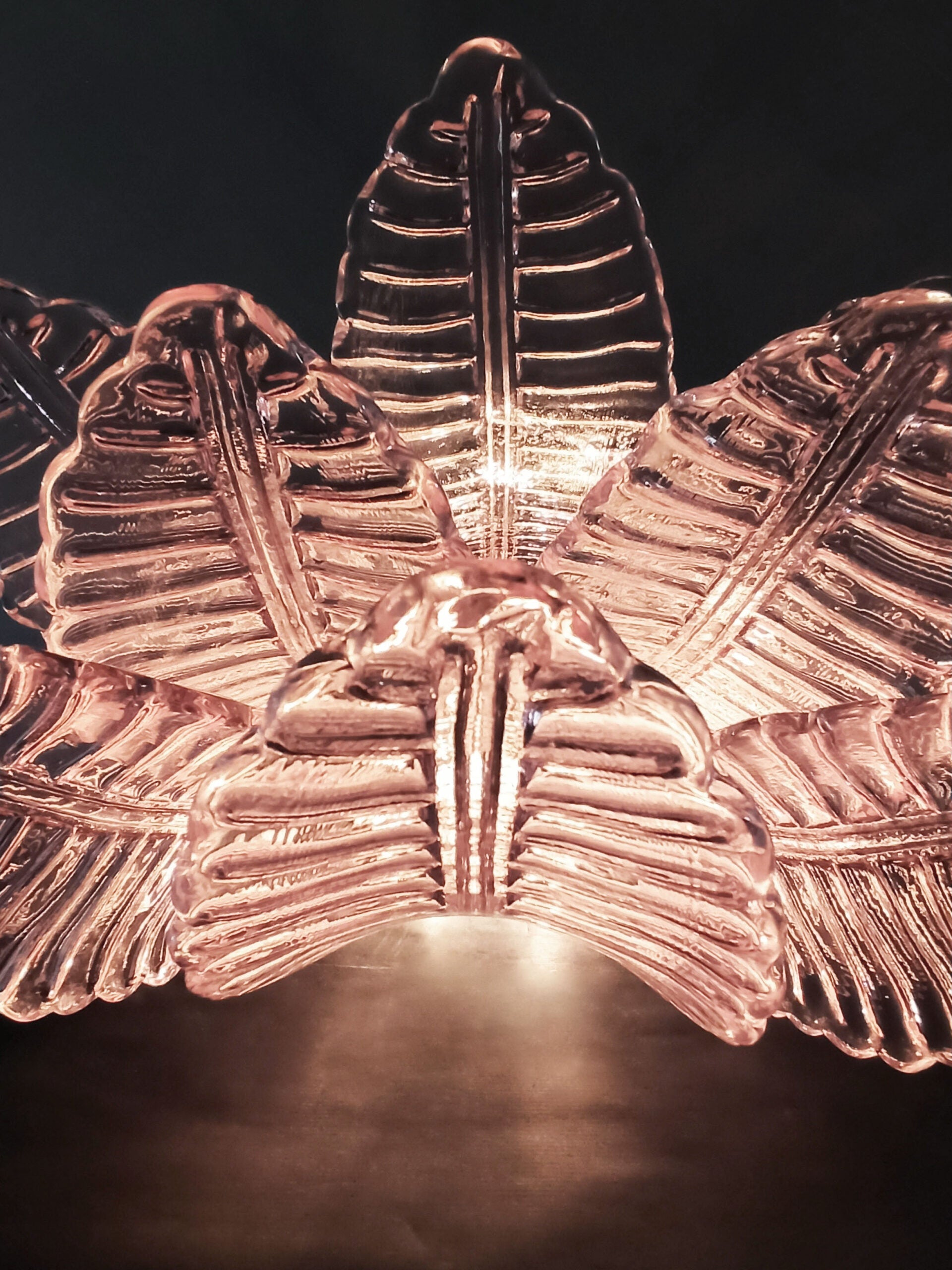 Murano Vegglampe – 10 Rosa Felciglass – 2 stk – detalj 4 – Murano Classics