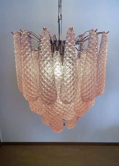 Murano Chandelier | 41 Pink Dropper