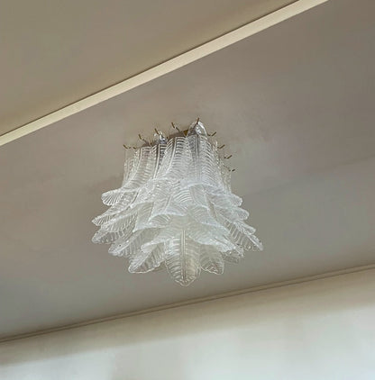 Murano Lysekrone | 32 Klare Felciglass