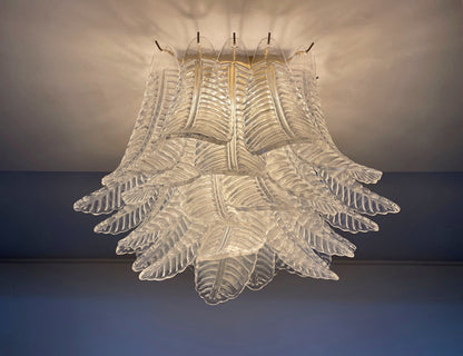 Murano Lysekrone | 32 Klare Felciglass