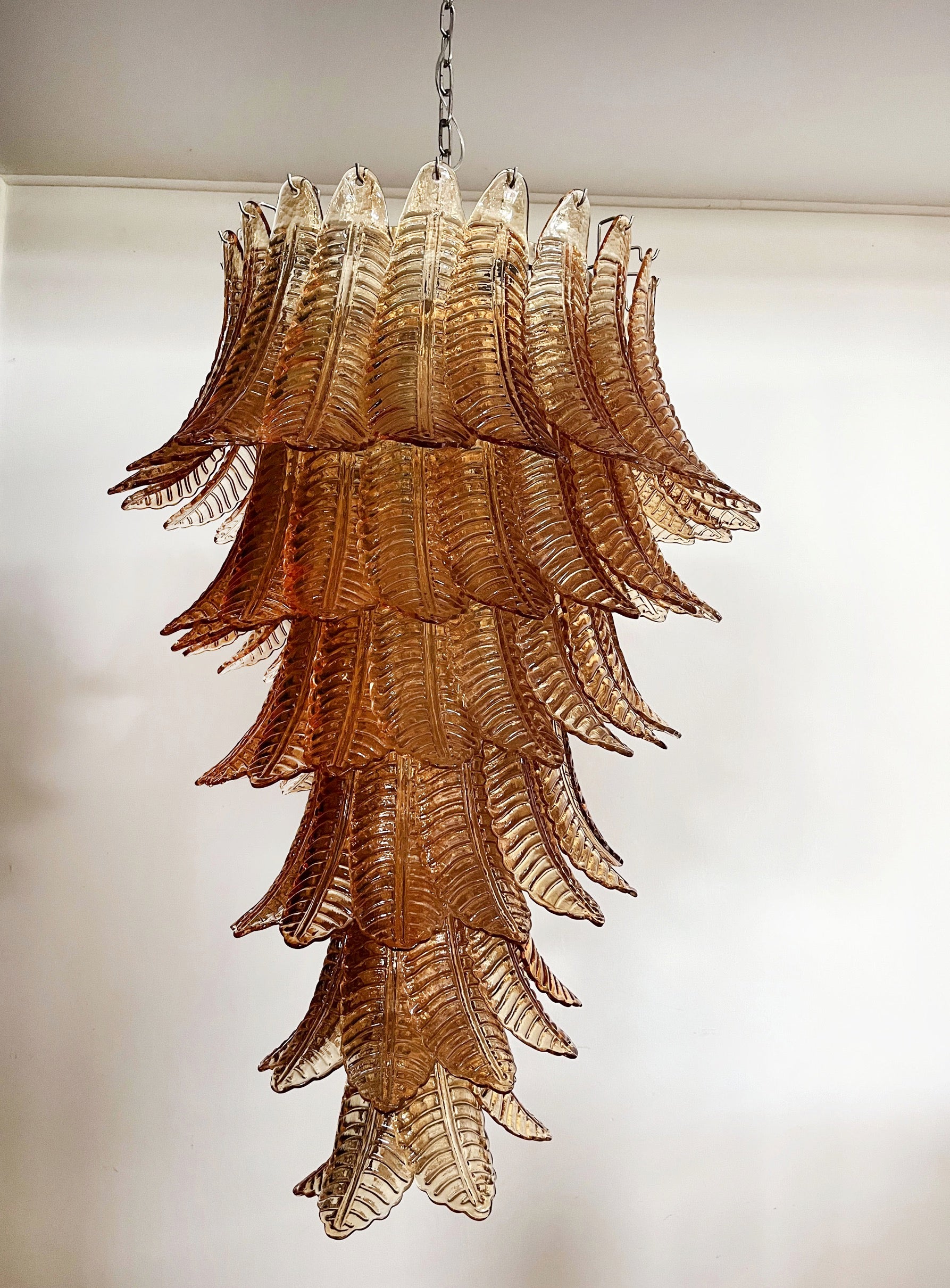 Murano Lysekrone – 83 Gule Felciglass – Murano Classics