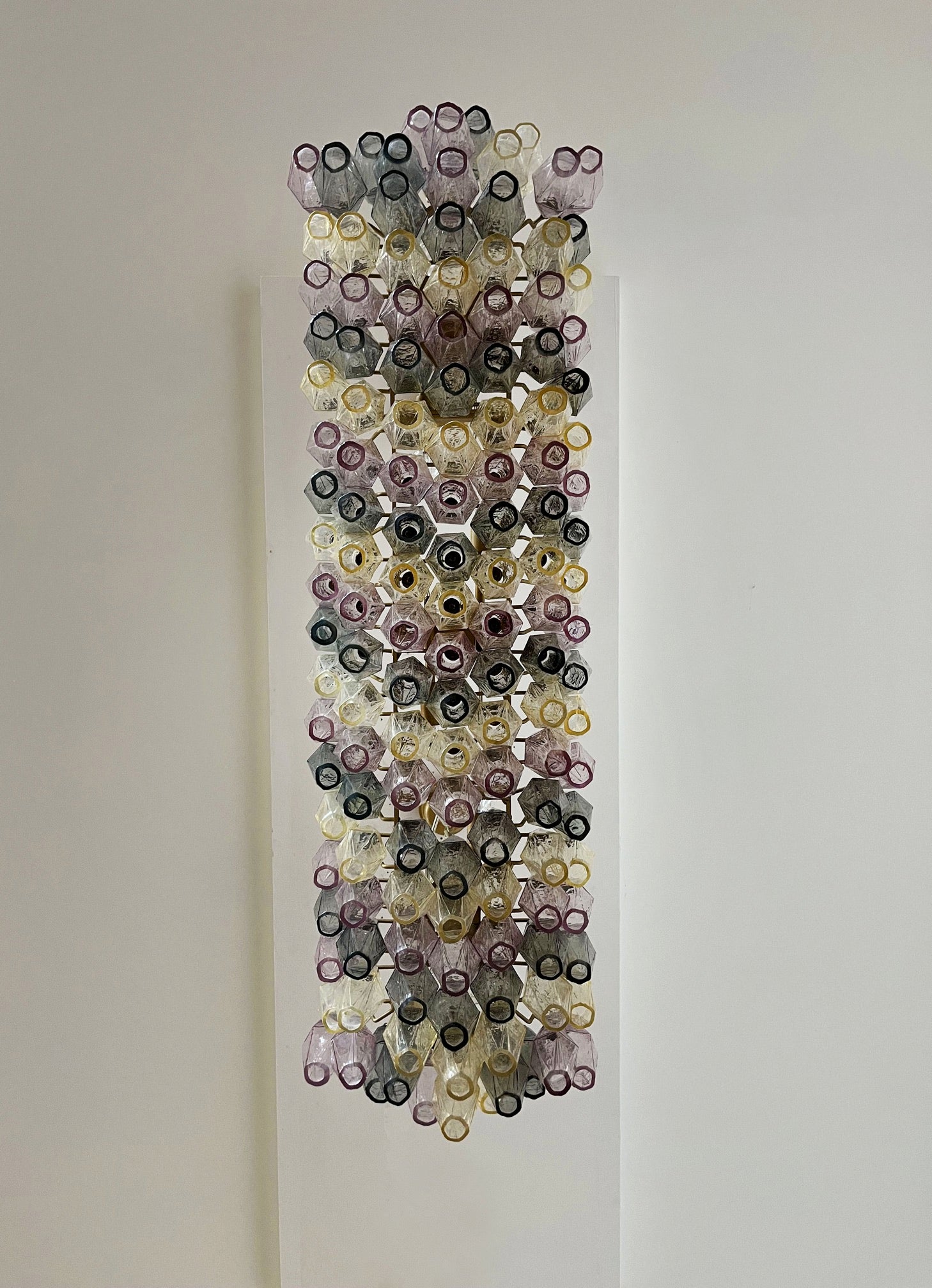 Murano Lysekrone – 138 Multifargede Poliedriglass – detalj 1 – Murano Classics