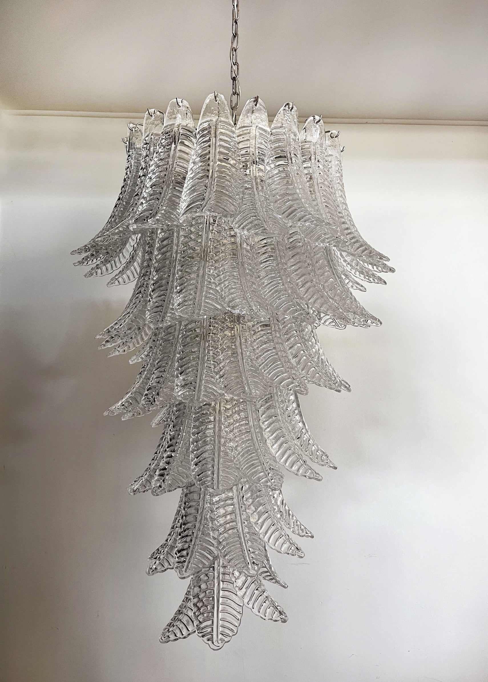 Murano Lysekrone – 83 Klare Felciglass – detalj 8 – Murano Classics